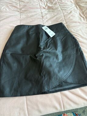 Ambercombie&fitch  Faux Leather Mini Skirt